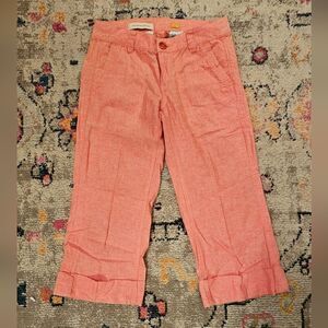 Anthropologie Pilcro and the letterpress cropped pants sz 4 with 21" inseam